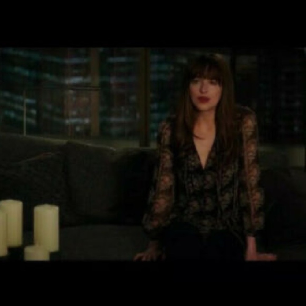 Isabel Marant silk Siandra Blouse ASO Anastasia Steele on Fifty Shades of Grey